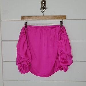 FOREVER 21 small pink off shoulder blouse